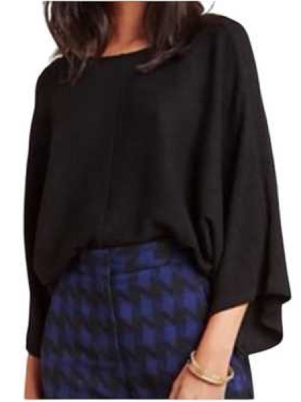 Anthropologie Maeve Claire oversized dolman top textured knit loose fit Size S